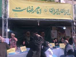 برپایی میزهای خدمت فشارخون در مناطق تحت پوشش مرکز بهداشت جنوب تهران